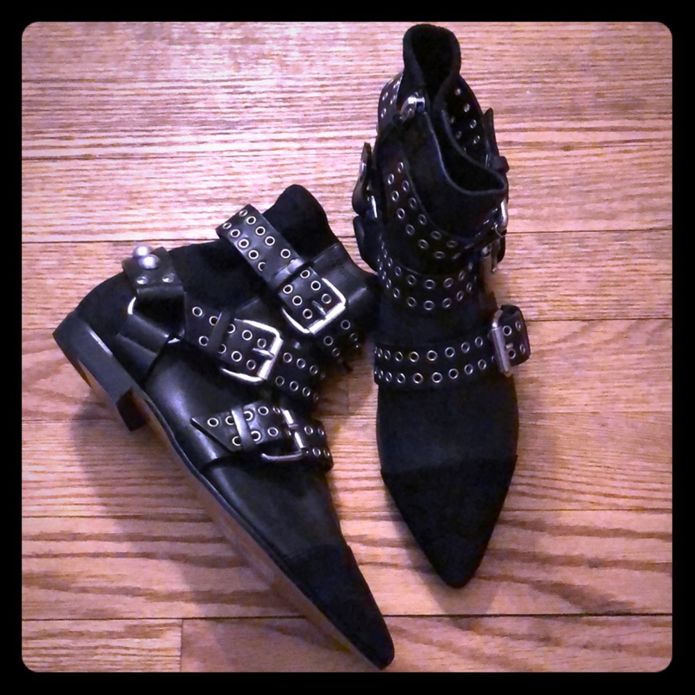 Isabel Marant - size 37 - strappy buckle bootie